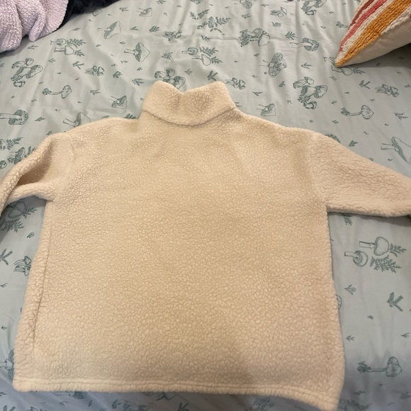 Cream Sherpa Hoodie - Picture 3 of 3